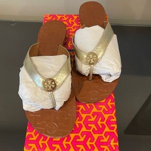 Tory Burch Thora in Spark Gold size 8.5